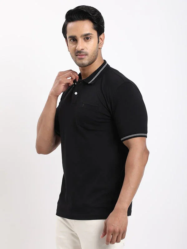 Men's Solid Polo T-Shirt - Image 12