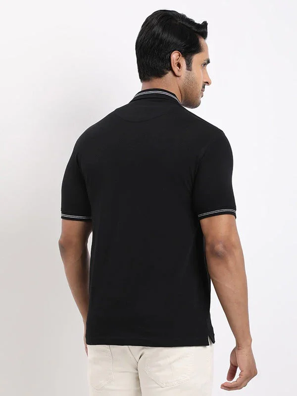 Men's Solid Polo T-Shirt - Image 14