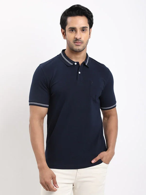 Men's Solid Polo T-Shirt - Image 26