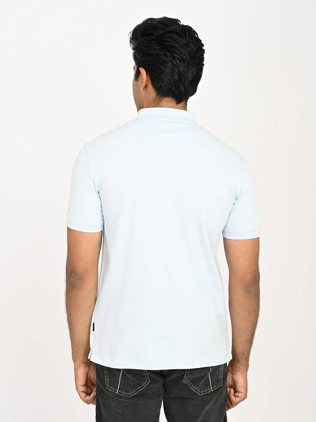 Men's Solid Polo T-Shirt - Image 4