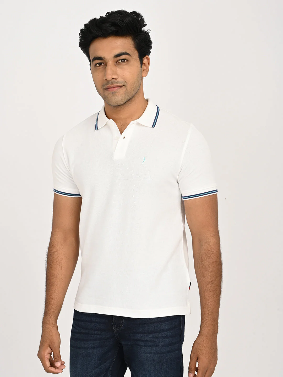 Men's Solid Polo T-Shirt - Image 3