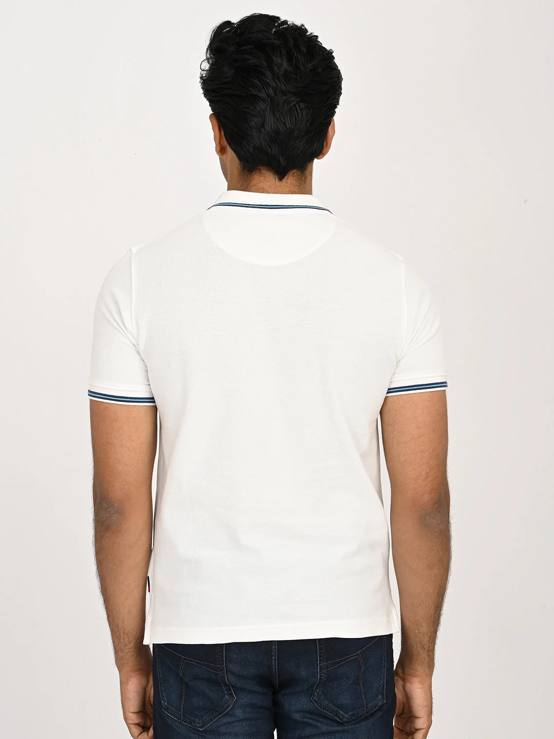 Men's Solid Polo T-Shirt - Image 4