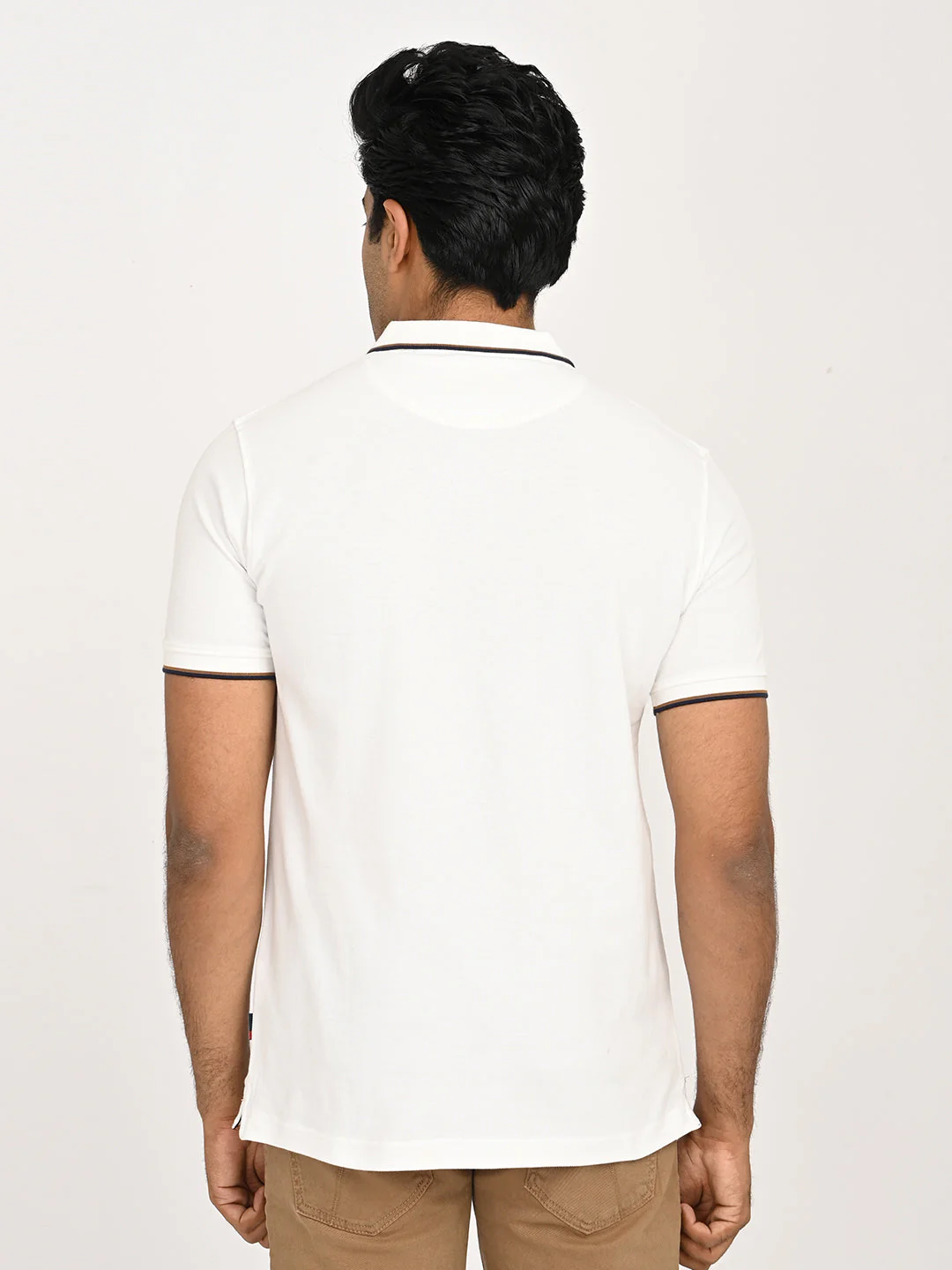 Men's Solid Polo T-Shirt - Image 4