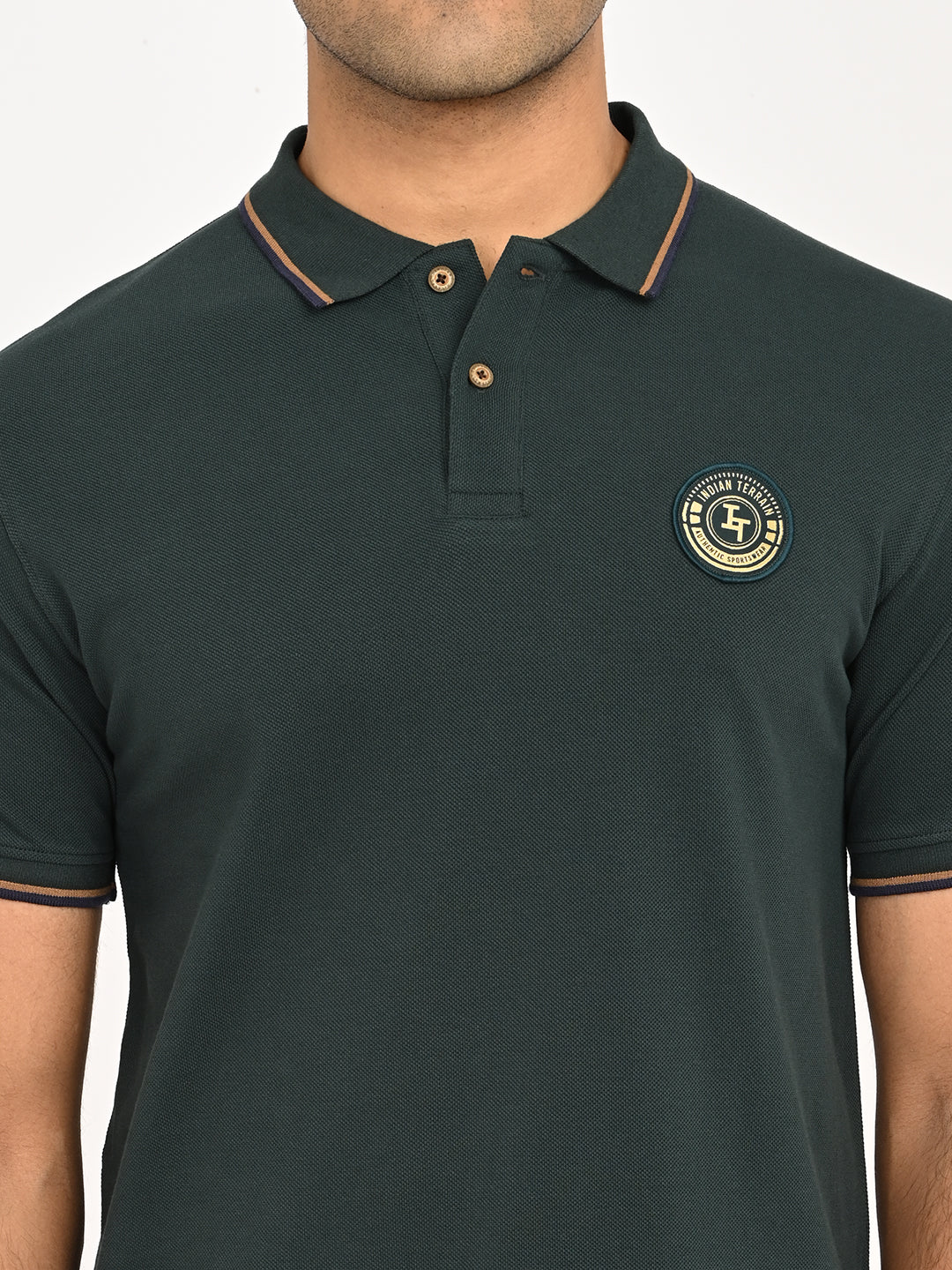 Men's Solid Polo T-Shirt - Image 5