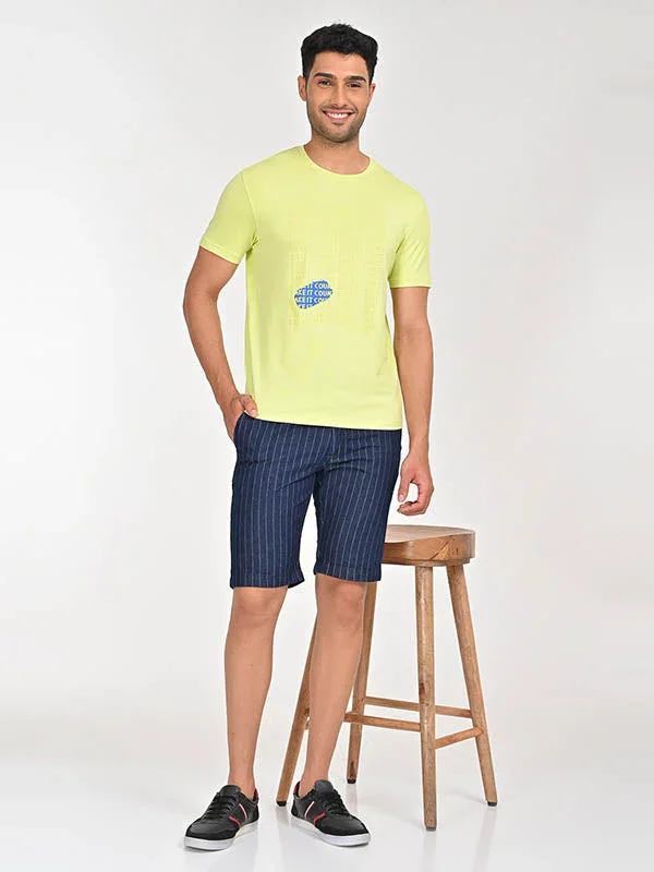 Men's Sporty Moisture Graphic Crew Neck T-Shirt - Image 4