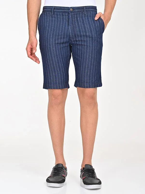 Men's Striped Cotton Shorts - Image 5