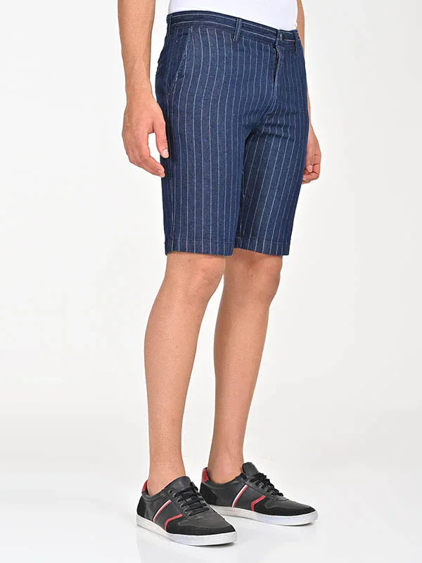 Men's Striped Cotton Shorts - Image 6