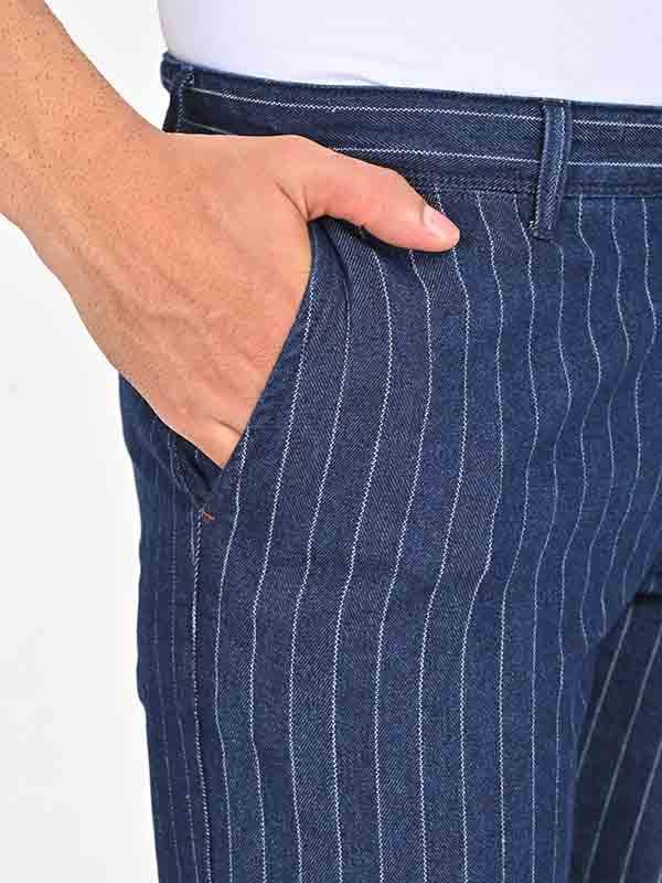 Men's Striped Cotton Shorts - Image 7