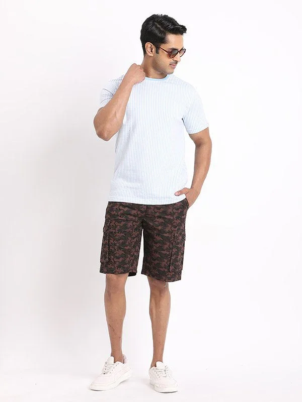 Men's Striped Crew Neck T-Shirt - Image 5