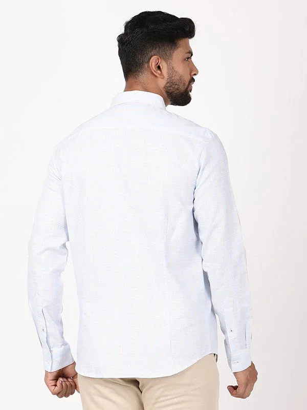 Men's Striped Full Sleeves Cotton Shirt - Image 9