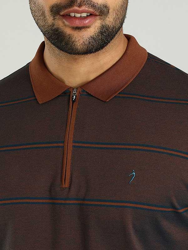 Men's Striped Polo T-Shirt - Image 8