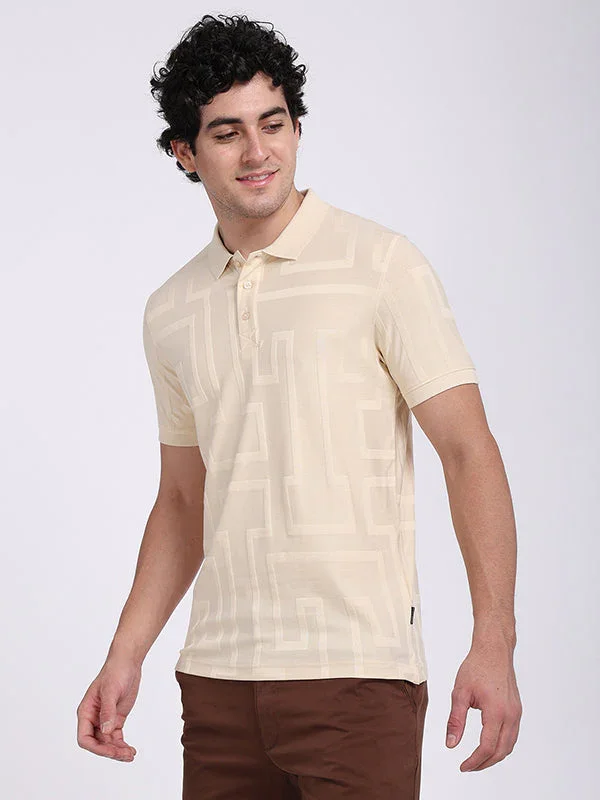 Men's Striped Polo T-Shirt - Image 6