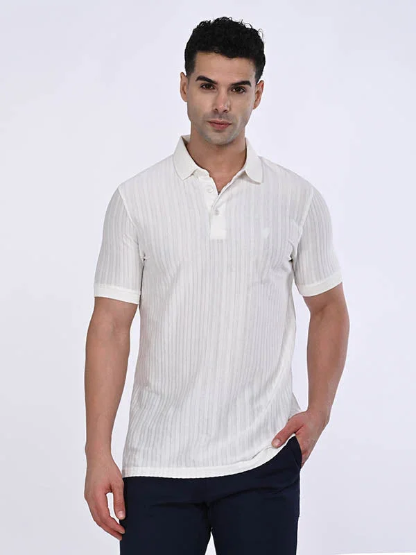 Men's Striped Polo T-Shirt