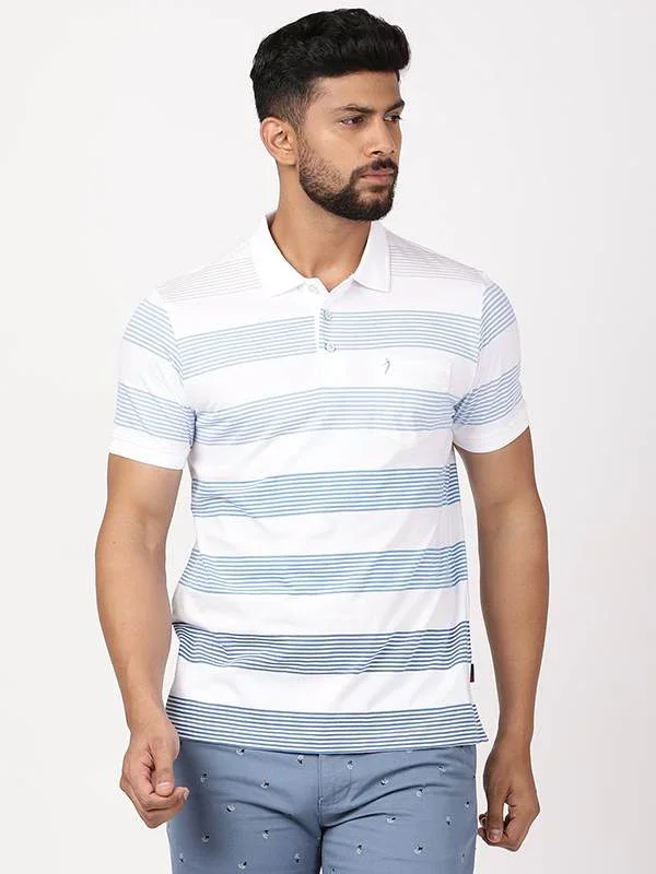 Men's Striped Polo T-Shirt