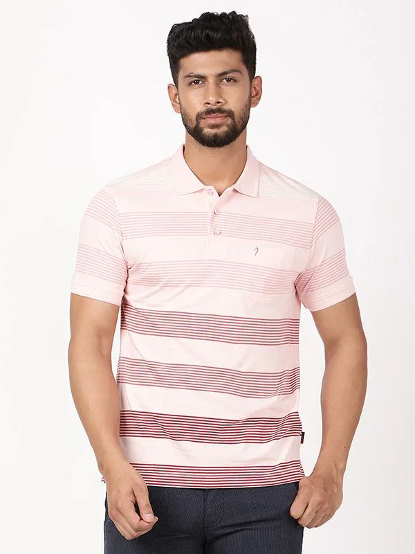 Men's Striped Polo T-Shirt - Image 6