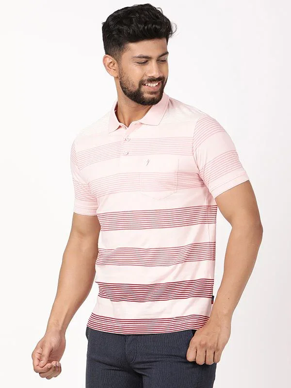 Men's Striped Polo T-Shirt - Image 7