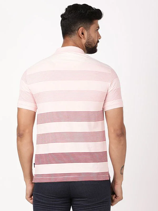 Men's Striped Polo T-Shirt - Image 9