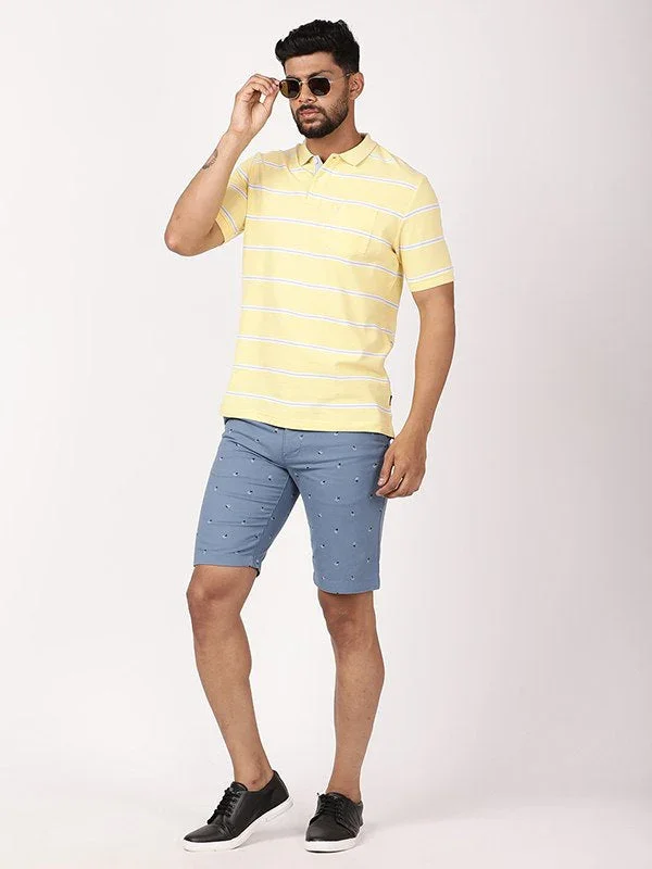 Men's Striped Polo T-Shirt - Image 10