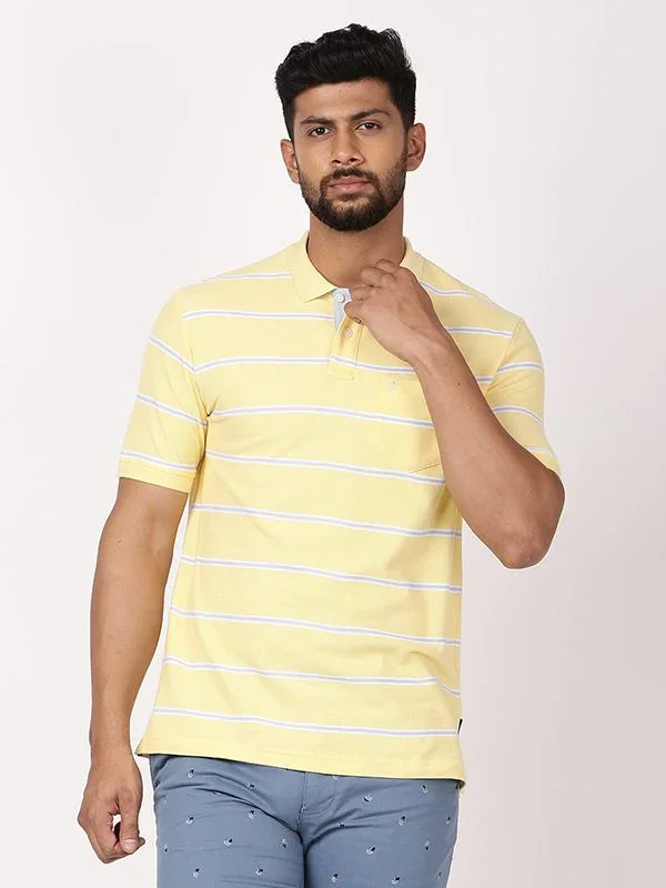 Men's Striped Polo T-Shirt - Image 6