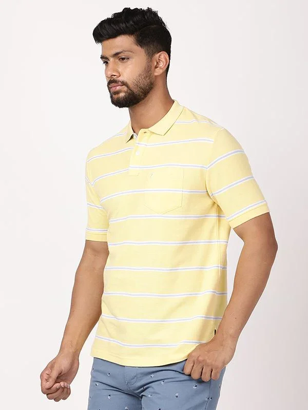 Men's Striped Polo T-Shirt - Image 7
