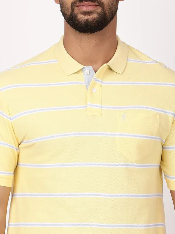 Men's Striped Polo T-Shirt - Image 8