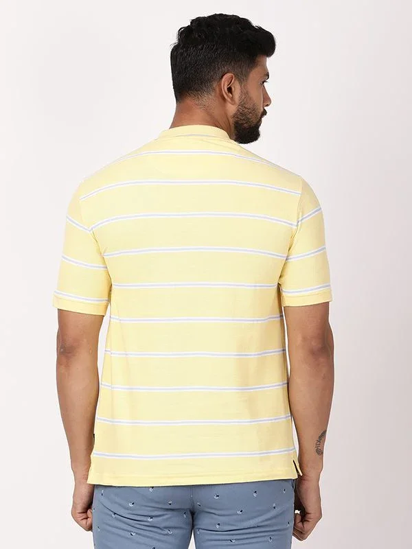Men's Striped Polo T-Shirt - Image 9