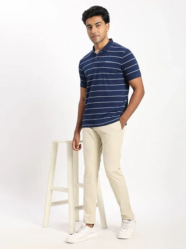 Men's Striped Polo T-Shirt - Image 5