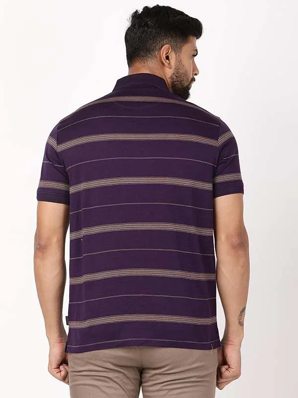 Men's Striped Polo T-Shirt - Image 4
