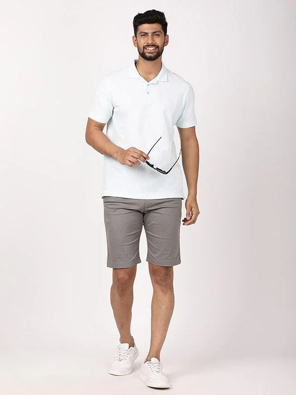 Men's Striped Polo T-Shirt - Image 5