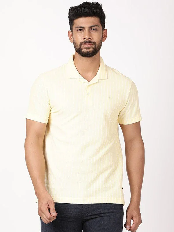 Men's Striped Polo T-Shirt - Image 6
