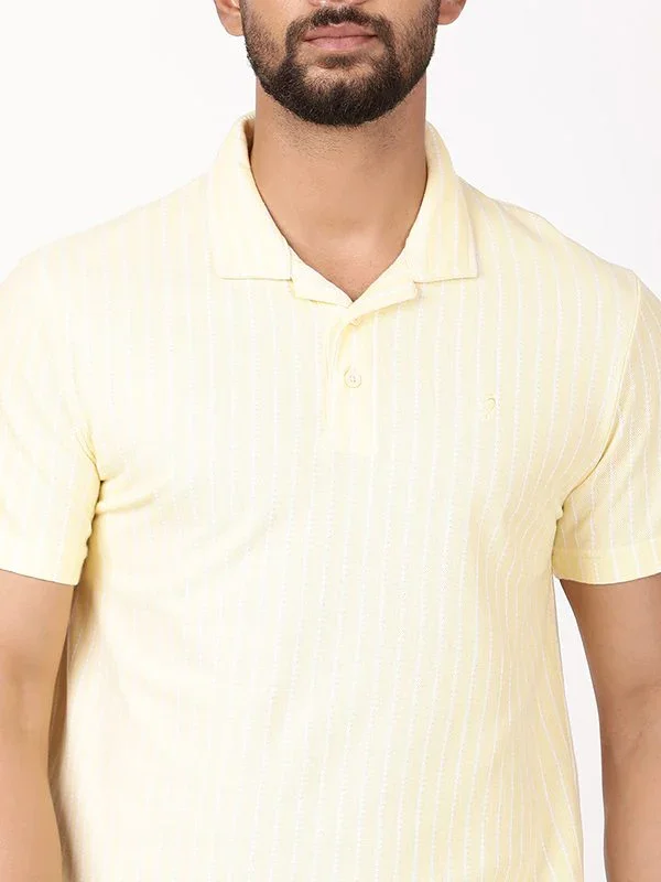 Men's Striped Polo T-Shirt - Image 8