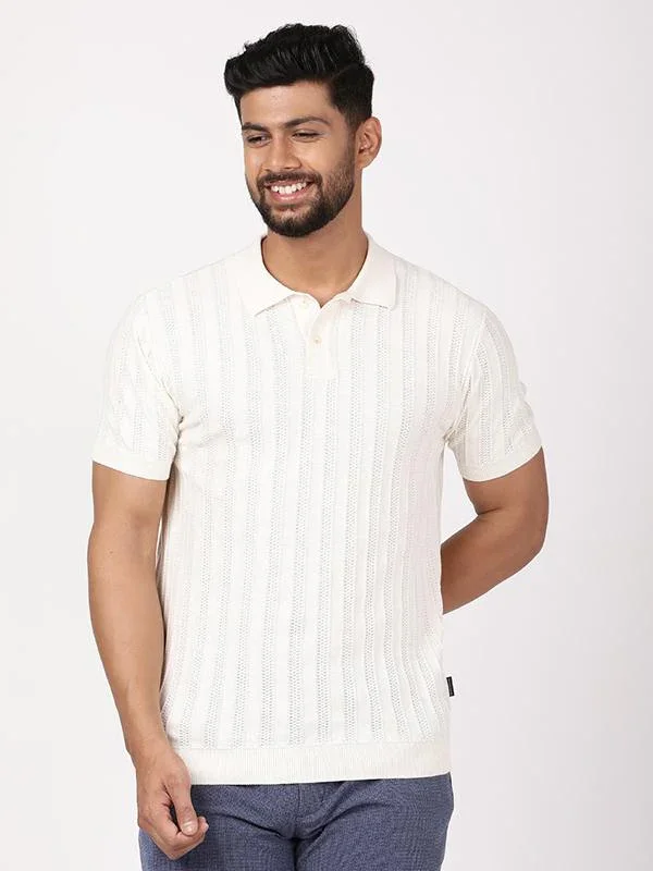 Men's Striped Polo T-Shirt - Image 6