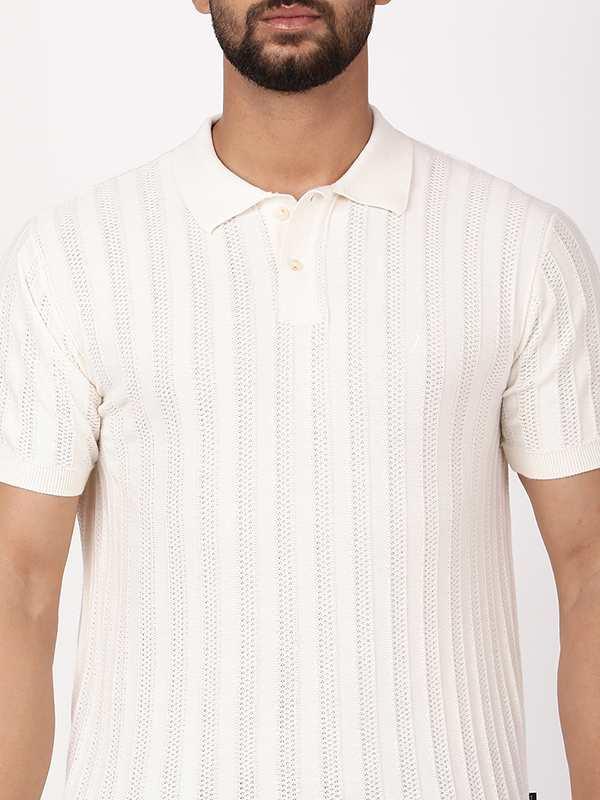 Men's Striped Polo T-Shirt - Image 8