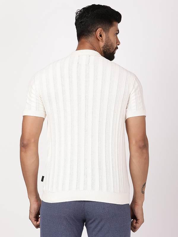 Men's Striped Polo T-Shirt - Image 9