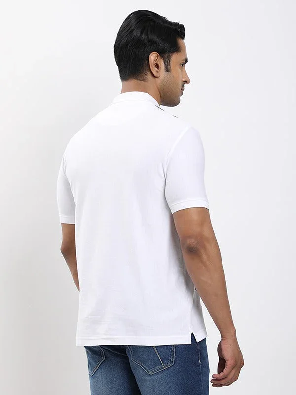 Men's Striped Polo T-shirt - Image 4