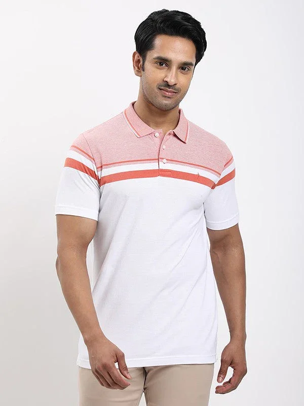 Men's Striped Polo T-shirt