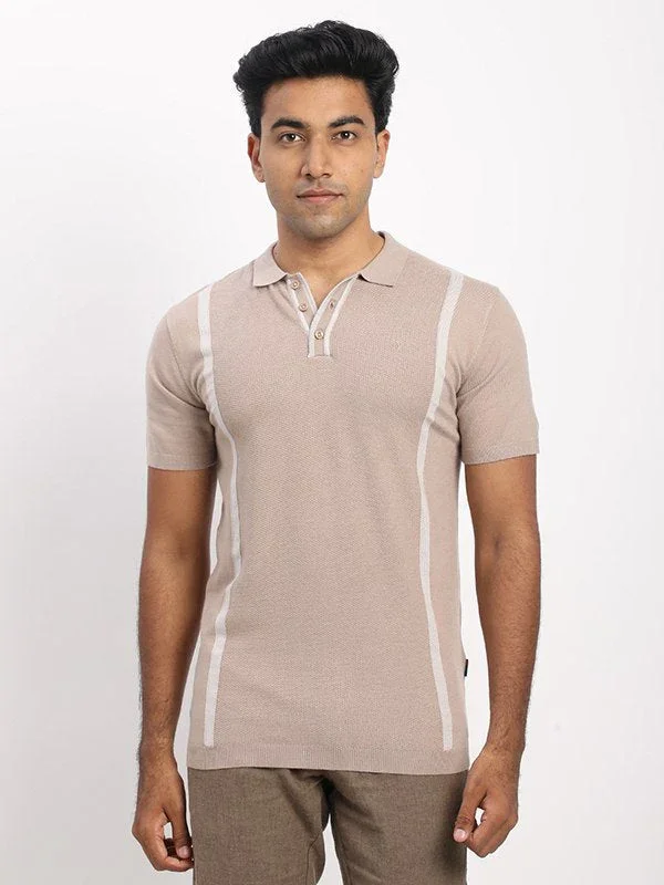 Men's Striped Polo T-Shirt