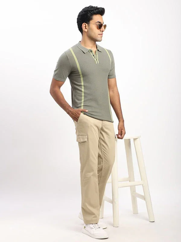 Men's Striped Polo T-Shirt - Image 10