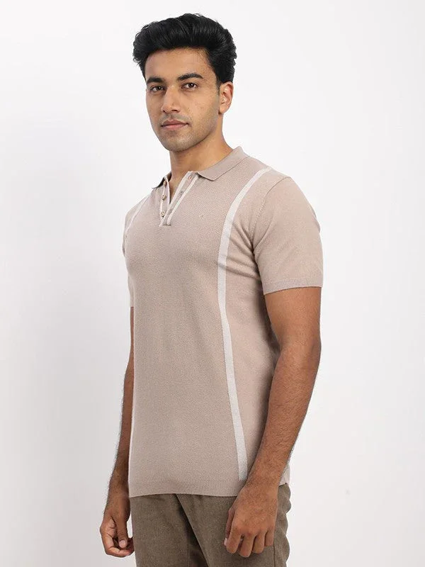 Men's Striped Polo T-Shirt - Image 2