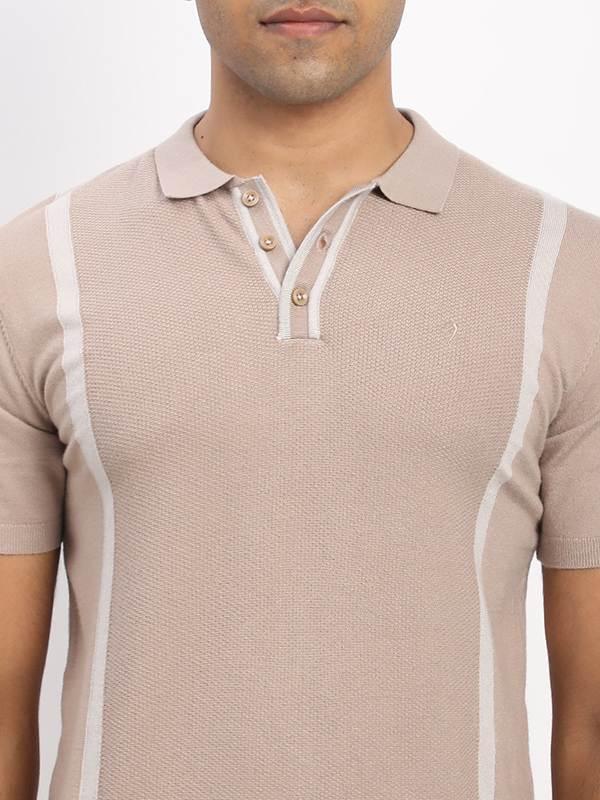 Men's Striped Polo T-Shirt - Image 3