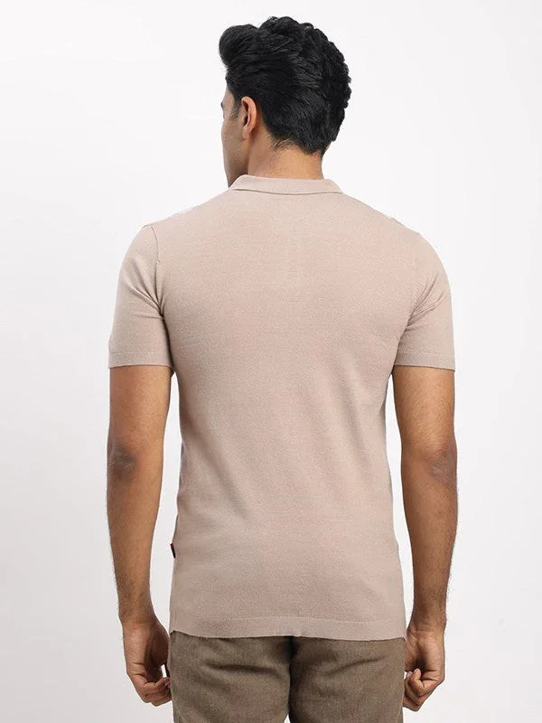 Men's Striped Polo T-Shirt - Image 4