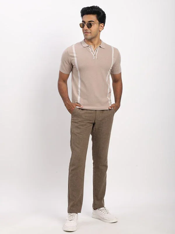 Men's Striped Polo T-Shirt - Image 5