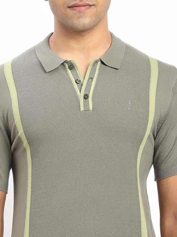 Men's Striped Polo T-Shirt - Image 8