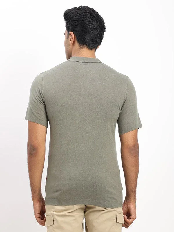 Men's Striped Polo T-Shirt - Image 9
