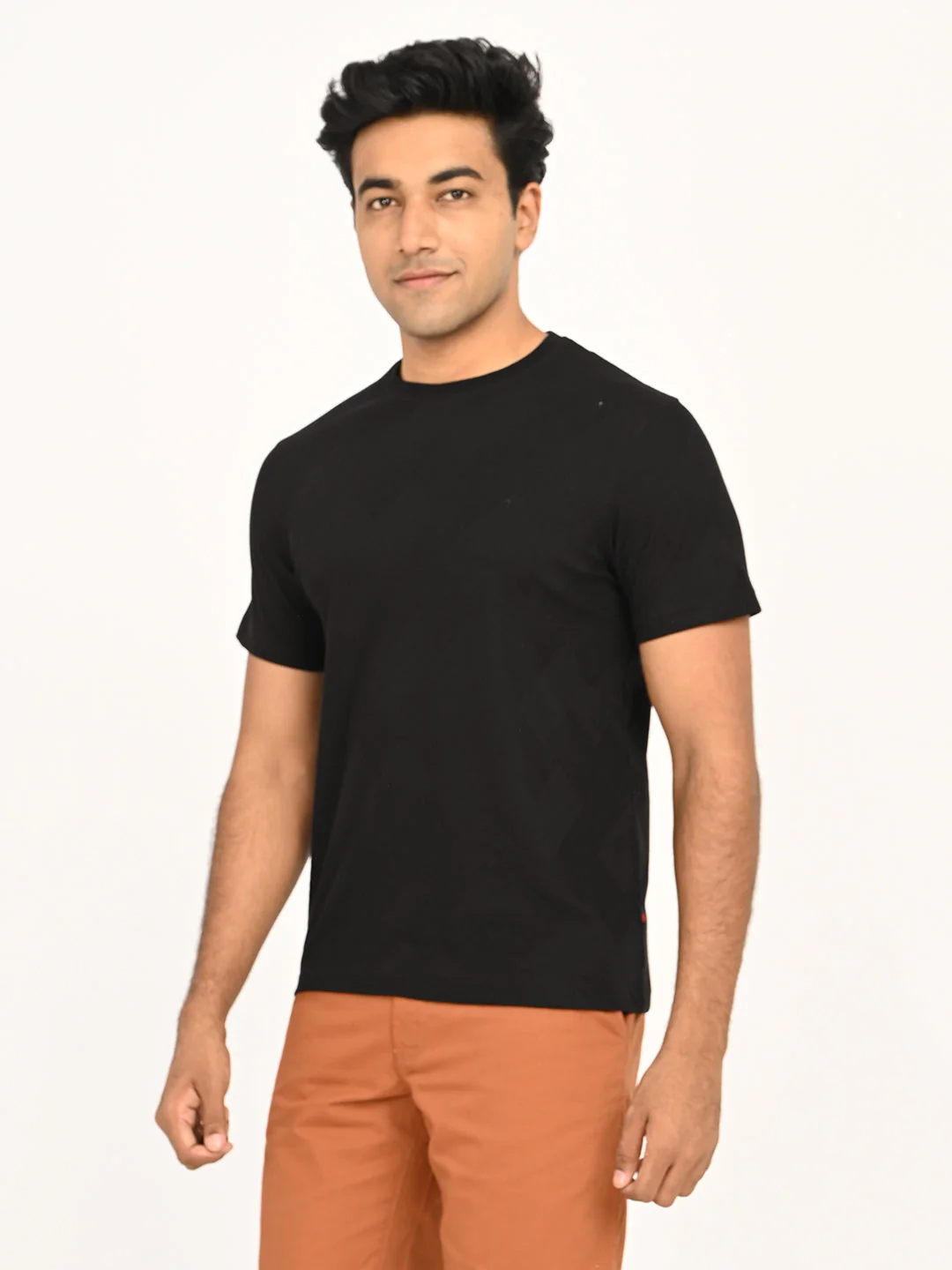 Men's Striped Crew Neck T-Shirt - Image 2