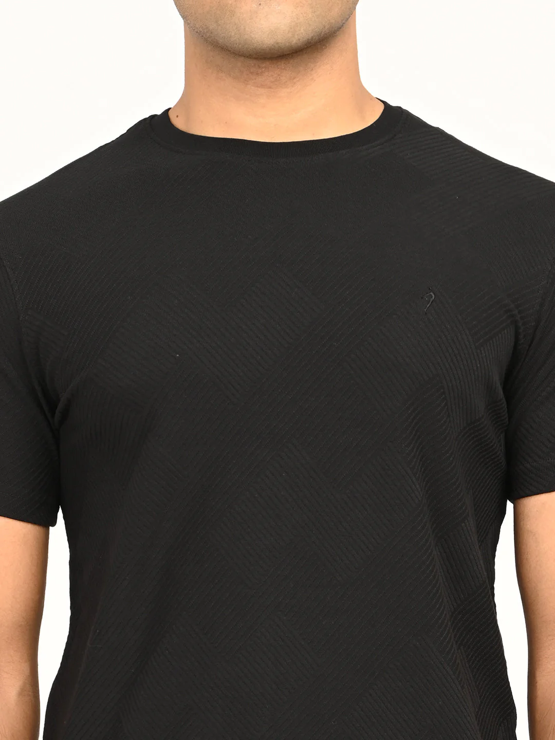 Men's Striped Crew Neck T-Shirt - Image 5