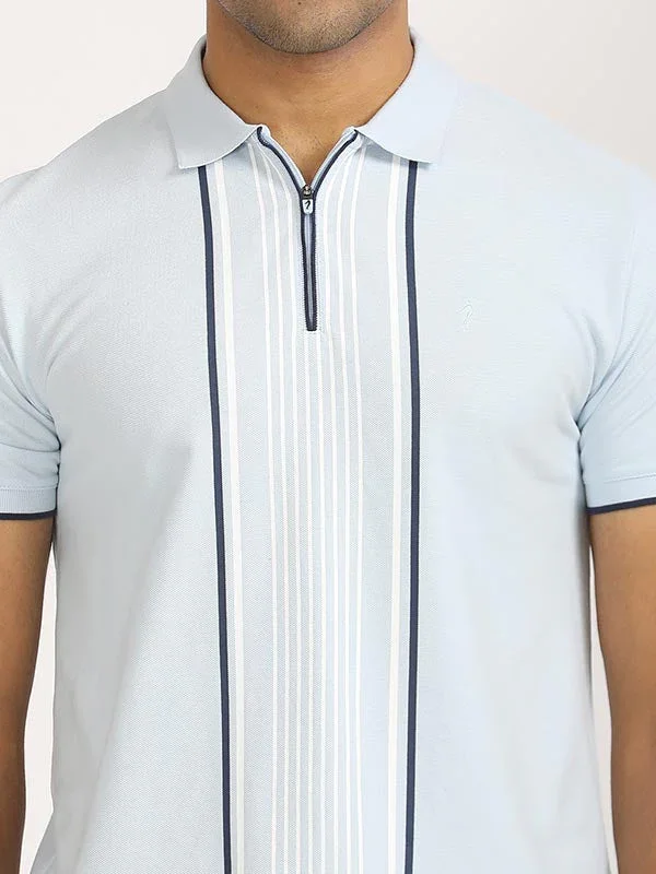 Men's Striped Polo T-Shirt - Image 7