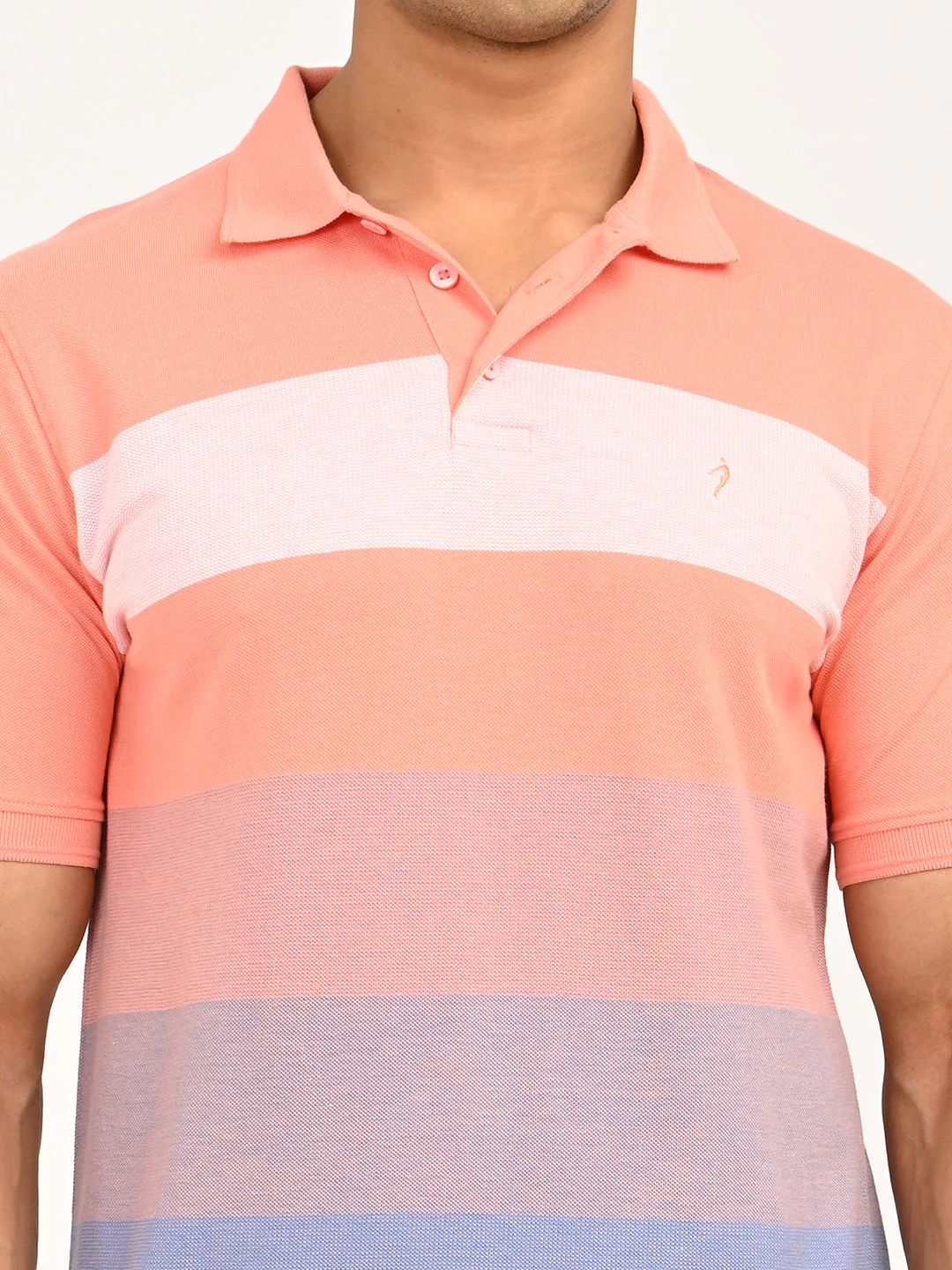Men's Striped Polo T-Shirt - Image 5