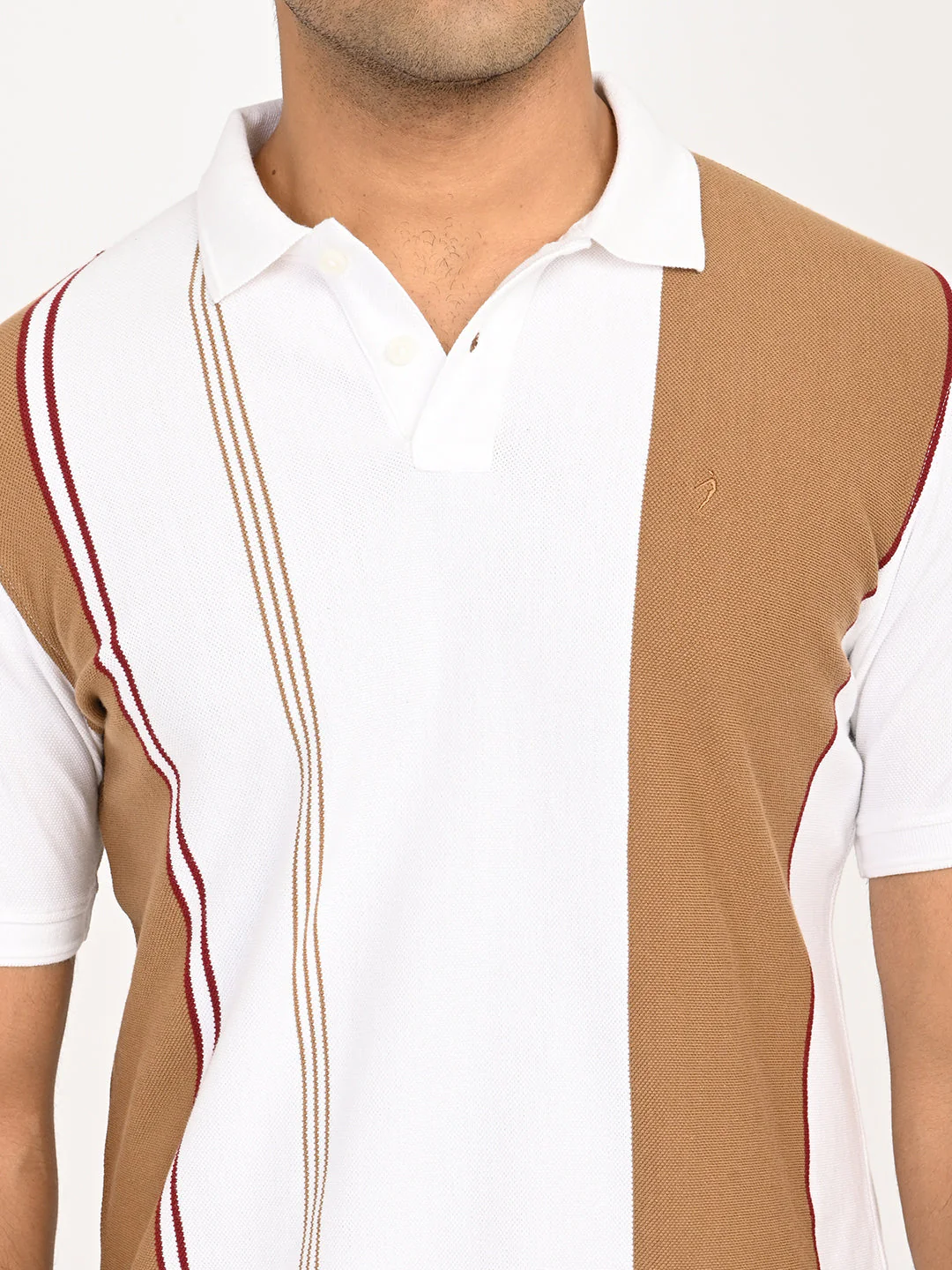 Men's Striped Polo T-Shirt - Image 11