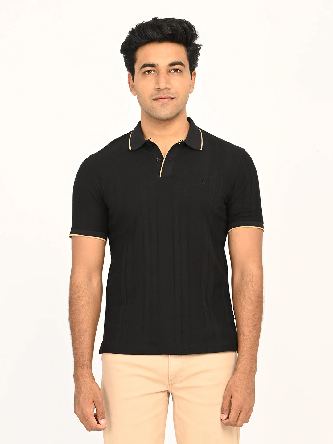 Men's Striped Polo T-Shirt